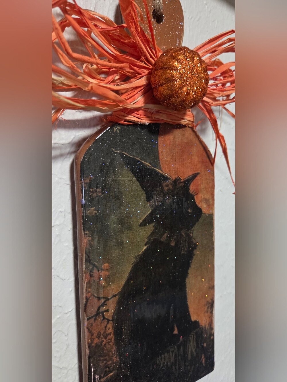 Halloween Decor Cutting Board Wall Plaques 11 1/2 X 4 1/2